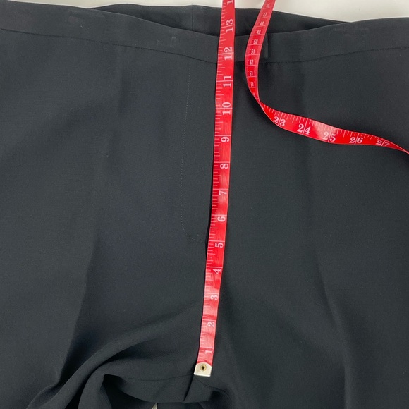 TAHARI | 3-Piece Suit | Red Brick/Black | Jacket, Tank, Wide Leg Trousers | 14 - Picture 8 of 16